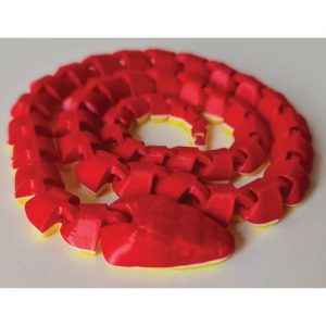 3D Printed 3 Colour Articulated Snake